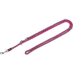Trixie Hondenriem Cavo Verstelbaar Fuchsia / Grijs