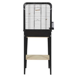 Zolux Vogelkooi Chic Loft Met Meubel Zwart