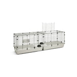 Savic Clubix 200 Knaagdierkooi Zwart / Lichtgrijs