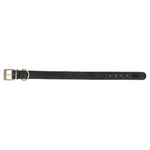 Trixie Halsband Hond Pure Leer Zwart