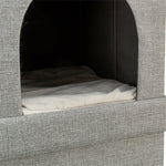 Trixie Kattenmand / Kattenhuis Kimy Soft 2 Verdiepingen Lichtgrijs