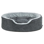 Trixie Vital Hondenmand Lino Soft Ovaal Grijs / Lichtgrijs