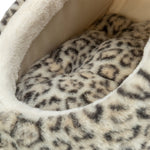 Trixie Kattenmand Iglo Leo Soft Pluche Creme / Panterprint