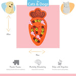 Happy Pet Tabby Patch Wortel Puzzel Intelligentie Speelgoed