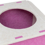 Trixie Speelbox Merle Vierkant Vilt Zand / Roze