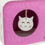 Trixie Speelbox Merle Vierkant Vilt Zand / Roze