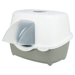 Trixie Kattenbak Davio Top Outdoor Met Kap Grijs / Wit