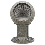 Trixie Kattenmand Amalia Rond Polyrattan Grijs