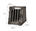 Trixie Vervoersbox Aluminium Grafiet