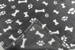Trixie Hondendeken Kenny Fleece Bot / Pootjes Grijs