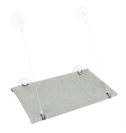 Trixie Kattenmand Hangmat Raam Velours Grijs