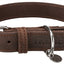 Trixie Halsband Hond Rustic Vetleer Donkerbruin