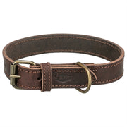 Trixie Halsband Hond Rustic Vetleer Donkerbruin