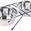 Trixie Voer / Waterbak-Set Rvs / Metaal