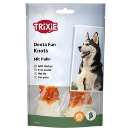 Trixie Denta Fun Knotted Chicken Chewing Bones
