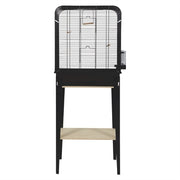 Zolux Vogelkooi Chic Loft Met Meubel Zwart