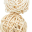 Trixie 3 Rotan Ballen Met Bel Aan Touw Naturel