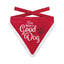 Plenty Gifts Kerst Bandana Good Dog Rood