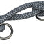 Trixie Soft Rope Hondenriem Verstelbaar Zwart / Grijs