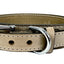 Sazzz Halsband Hond Boho Vintage Leer Beige