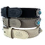 Sazzz Halsband Hond Adventure Stone Classic Leer Zwart