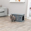 Trixie Kattenmand Huis Lene Vilt Grijs