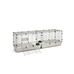 Savic Clubix 200 Knaagdierkooi Zwart / Lichtgrijs