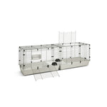 Savic Clubix 200 Knaagdierkooi Zwart / Lichtgrijs
