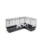 Savic Clubix Corner Knaagdierkooi Zwart