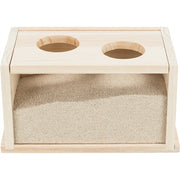 Trixie Zandbad Hamster / Gerbil Onbehandeld Hout