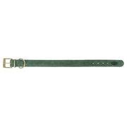 Trixie Halsband Hond Pure Leer Saliegroen