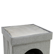 Trixie Kattenmand / Kattenhuis Kimy Soft 2 Verdiepingen Lichtgrijs