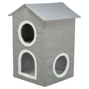 Trixie Kattenmand / Kattenhuis Nora Soft 2 Verdriepingen Lichtgrijs