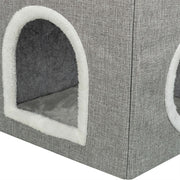 Trixie Kattenmand / Kattenhuis Nora Soft 2 Verdriepingen Lichtgrijs