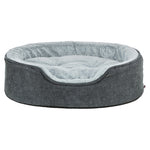 Trixie Vital Hondenmand Lino Soft Ovaal Grijs / Lichtgrijs