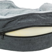 Trixie Vital Hondenmand Lino Soft Ovaal Grijs / Lichtgrijs