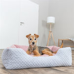 Trixie Hondenmand Kaline Mio Hoekig Grijs / Oudroze