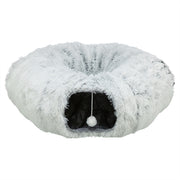Trixie Harvey Pluche Speeltunnel / Donut Wit / Grijs