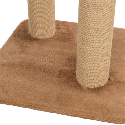 Trixie Krabpaal Leo Panterprint Ligplaats Met Boog Bruin