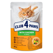 Club 4 Paws Premium Senior 7+ Chicken In Gravy Pouch
