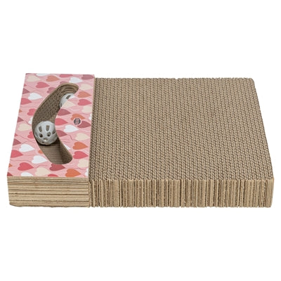 Trixie Krabplank Valentijn Met Ballen Rechthoekig Karton Zalm