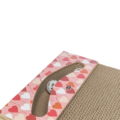 Trixie Krabplank Valentijn Met Ballen Rechthoekig Karton Zalm