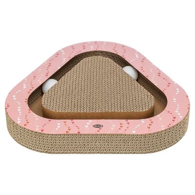 Trixie Krabplank Valentijn Met Ballen Driehoekig Karton Zalm