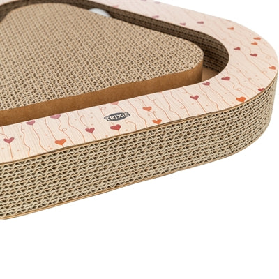 Trixie Krabplank Valentijn Met Ballen Driehoekig Karton Abrikoos