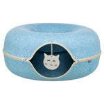 Trixie Speeldonut Vilt Blauw