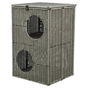 Trixie Kattenmand Amalia Hoekig Polyrattan Grijs