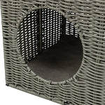 Trixie Kattenmand Amalia Hoekig Polyrattan Grijs