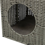Trixie Kattenmand Amalia Hoekig Polyrattan Grijs