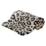 Trixie Hondendeken Leo Softpluche Panterprint Creme
