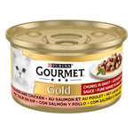 Gourmet Gold Fijne Hapjes Zalm / Kip